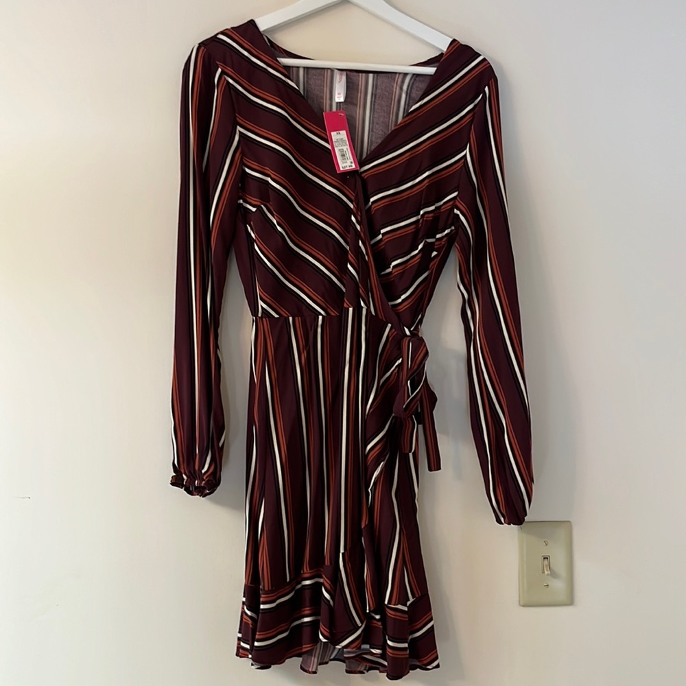 NEW Long Sleeve Wrap Dress
